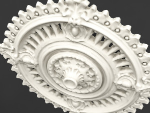 classic ceiling pattern 02 Model 3D