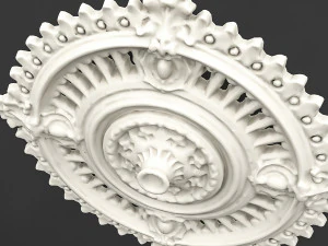 classic ceiling pattern 02 3D Model