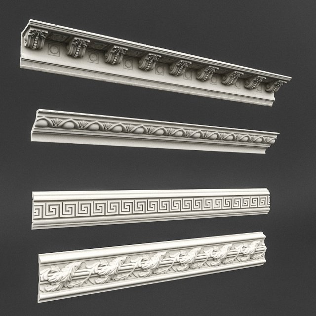 classic ceiling pattern 04 Modelo 3D .c4d .max .obj .3ds .fbx .stl .blend 