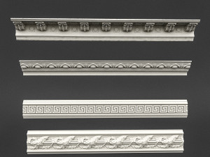 classic ceiling pattern 04 Modelo 3D