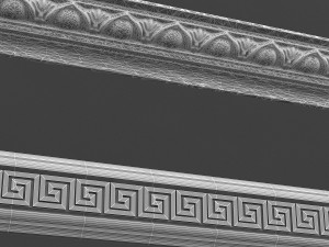 classic ceiling pattern 04 Modelo 3D