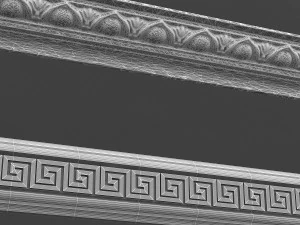 classic ceiling pattern 04 3D Model