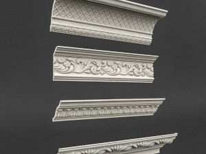 classic ceiling pattern 05 3D Model