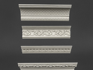 classic ceiling pattern 05 3D Model