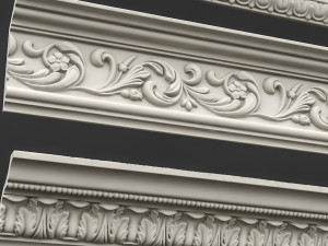 classic ceiling pattern 05 3D Model