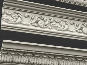 classic ceiling pattern 05 3D Model