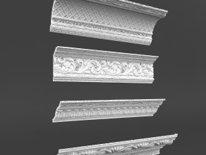 classic ceiling pattern 05 3D Model