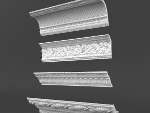 classic ceiling pattern 05 3D Model