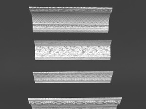 classic ceiling pattern 05 3D Model