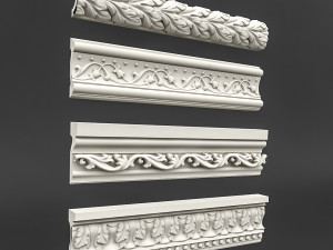 classic ceiling pattern 07 3D Model