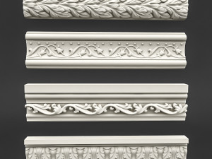 classic ceiling pattern 07 3D Model