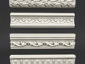 classic ceiling pattern 07 3D Model