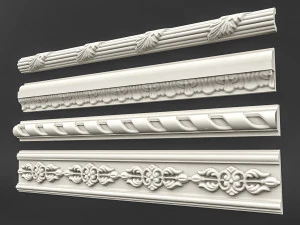 classic ceiling pattern 08 3D Model