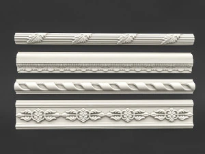 classic ceiling pattern 08 3D Model