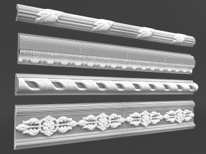 classic ceiling pattern 08 3D Model