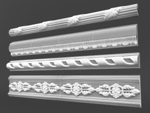 classic ceiling pattern 08 3D Model