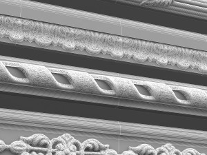 classic ceiling pattern 08 3D Model
