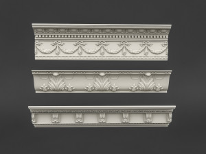 classic ceiling pattern 09 Modelo 3D
