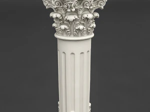 classic pattened column 01 3D Model