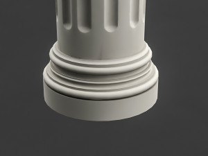 classic pattened column 01 3D Model
