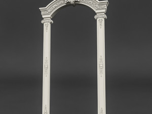 classic patterned door 01 3D Model