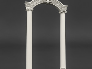 classic patterned door 02 Modelo 3D