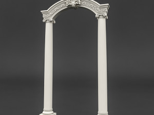 classic patterned door 02 3D-Modell