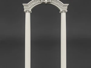 classic patterned door 02 3D Model