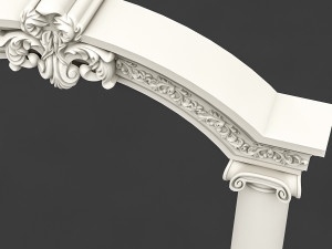 classic patterned door 02 3D-Modell