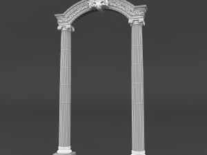 classic patterned door 02 3D Model