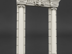 classic patterned door 03 3D Models