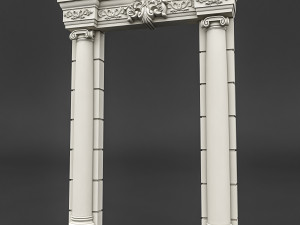 classic patterned door 03 Model 3D
