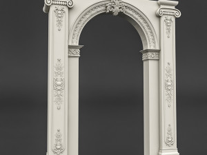 classic patterned door 04 3Dモデル