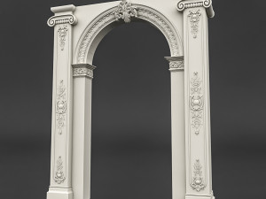 classic patterned door 04 Modelo 3D