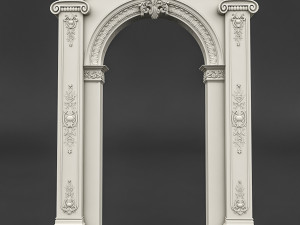 classic patterned door 04 Modelo 3D