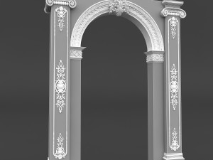 classic patterned door 04 Modelo 3D