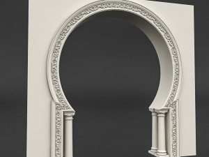 classic patterned door 05 Modelo 3D