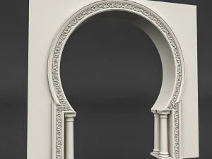 дверь с классическим рисунком 05 3D Модель