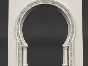 classic patterned door 05 3D Model