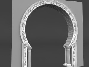 classic patterned door 05 3D-Modell