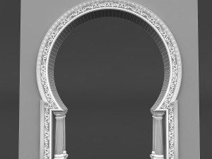 classic patterned door 05 3D-Modell