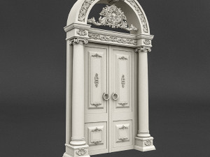 classic patterned door 06 3Dモデル
