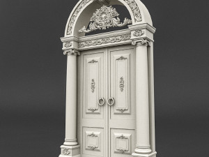classic patterned door 06 Model 3D