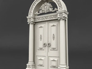 classic patterned door 06 3D Model