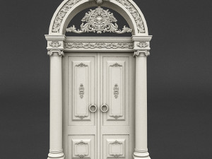 classic patterned door 06 Model 3D