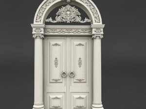 classic patterned door 06 3D Model