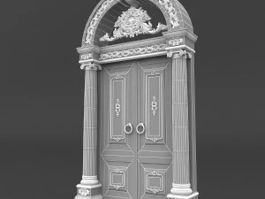 classic patterned door 06 3D Model