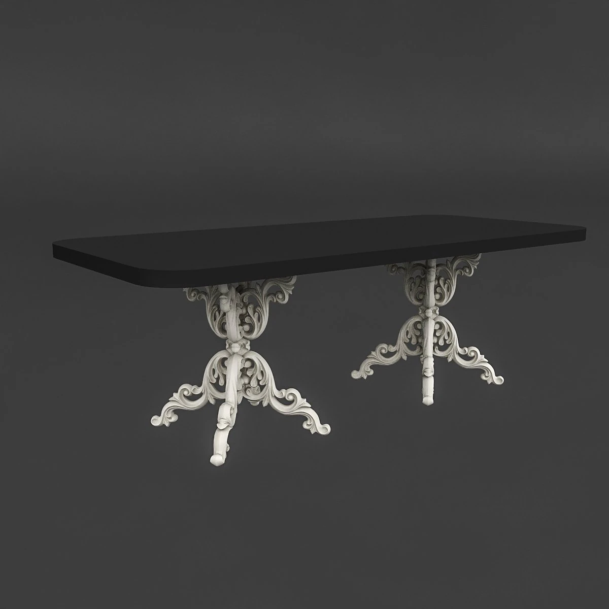 classic patterned table 01 3D Model .c4d .max .obj .3ds .fbx .stl .blend 