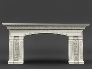 mosque entrance 02 3D Model