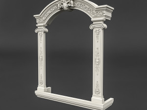 classic patterned window 01 3D-Modell